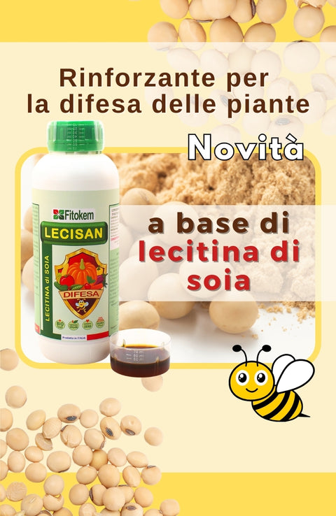 LECISAN corroborante 1 lt - potenziatore delle difese delle piante a base di lecitina di soia