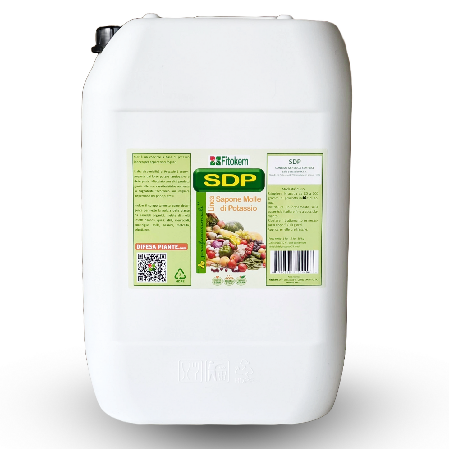 Concime SDP a base di sapone molle di potassio concentrato |