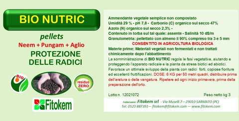 Bio Nutric 3,00Kg Difesa piante biologico naturale