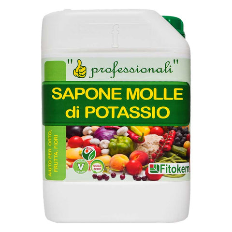 Sapone molle di potassio 5L - S5 Difesa piante olio di neem biologico naturale