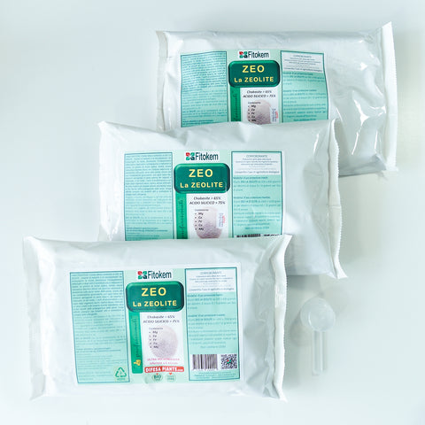 Zeolite Chabasite Micronizzata - 3 Kg Difesa piante olio di neem biologico naturale
