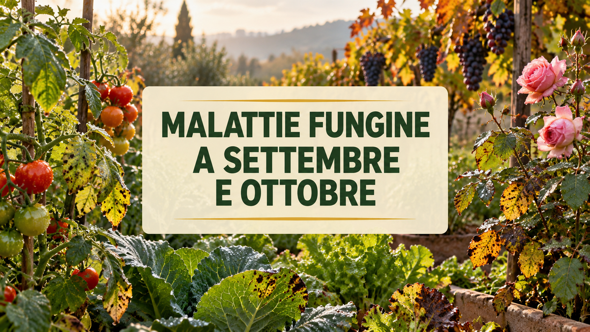 Come proteggere orto e giardino in autunno dalle malattie fungine