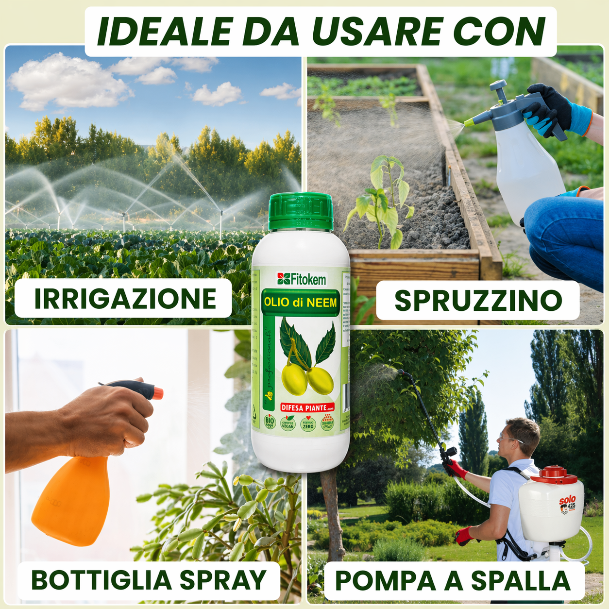 Olio di Neem 1 L Difesa piante olio di neem biologico naturale SICURO PER TUTTA LA FAMIGLIA E ANIMALI 
