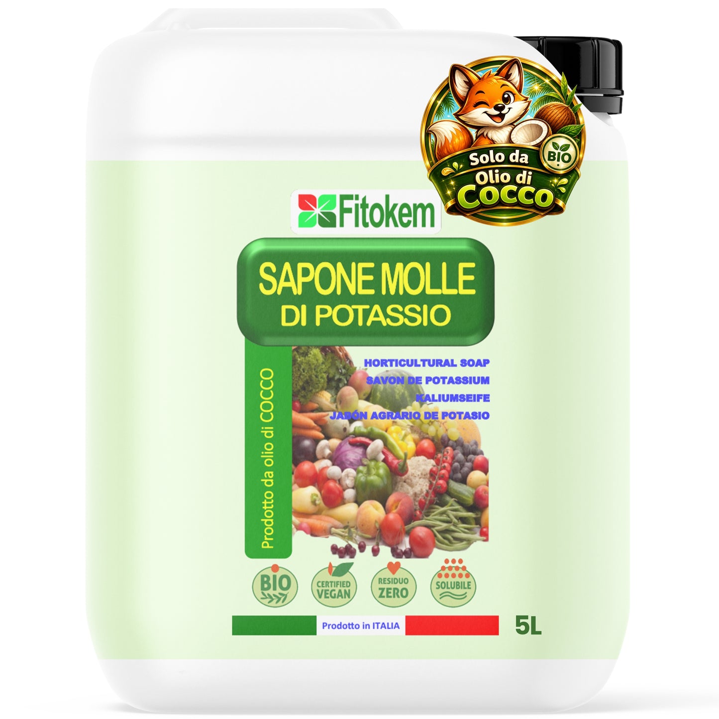 Sapone molle di potassio | Per piante | Fitokem