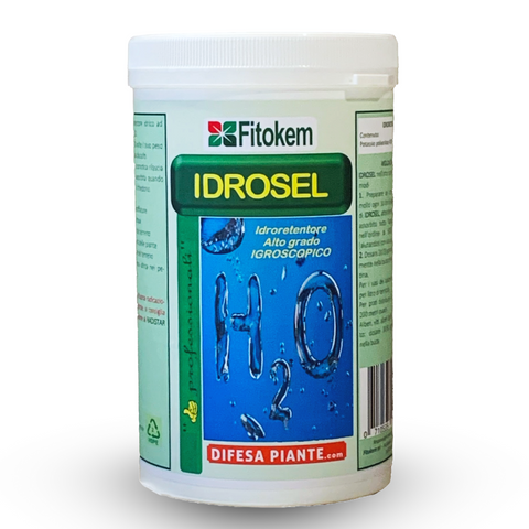 Idrosel 800 gr | Idroretentore per terricci piante orto giardino | regola e mantiene l'umidità del terreno | Fitokem