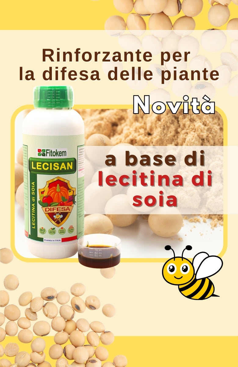 LECISAN corroborante 1 lt - potenziatore delle difese delle piante a base di  lecitina di soia