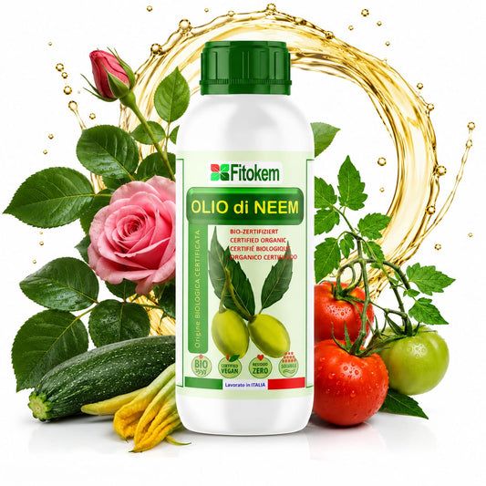 Olio di Neem 1 L Difesa piante olio di neem biologico naturale