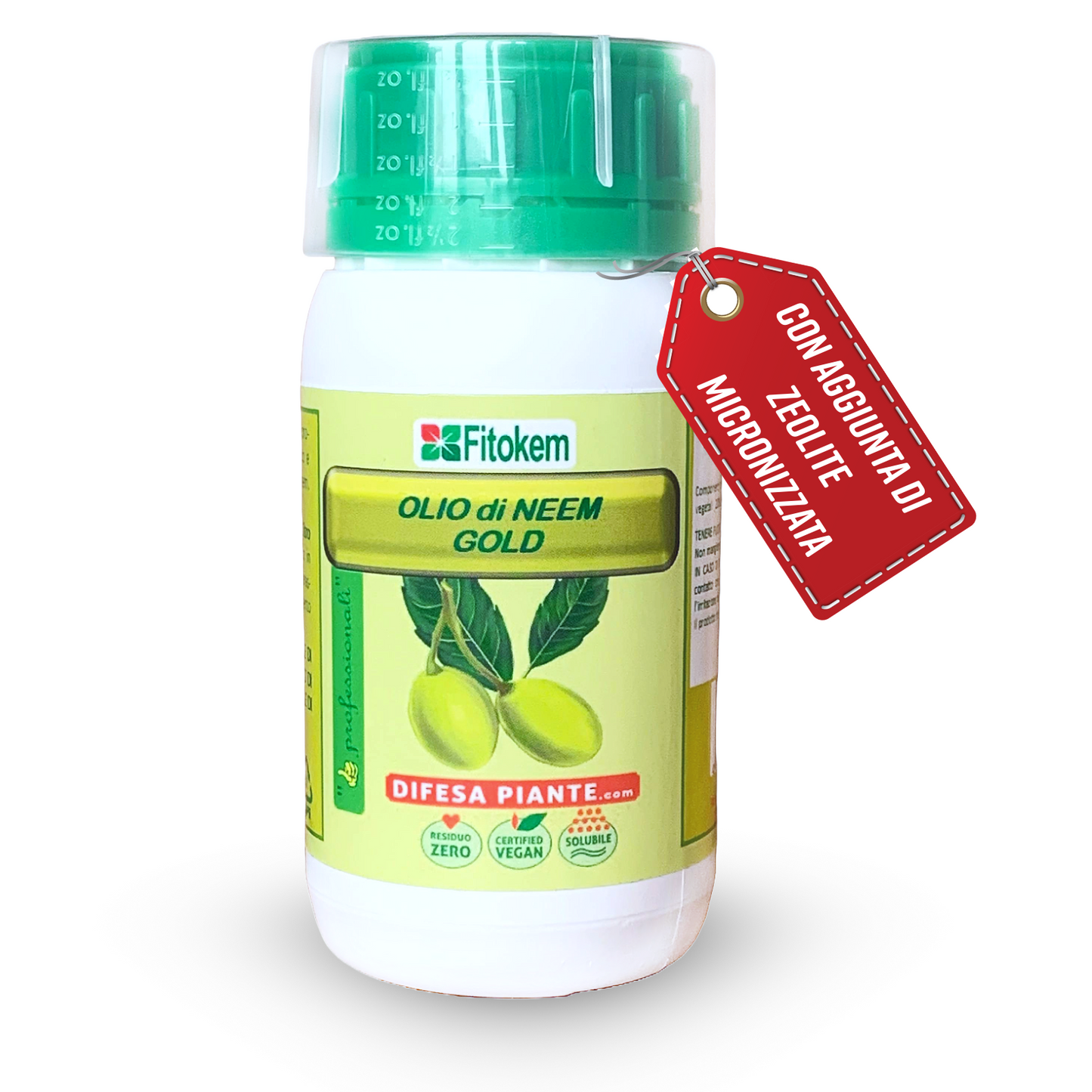 Olio di Neem Gold Biologico | Con Zeolite Chabasite | Fitokem