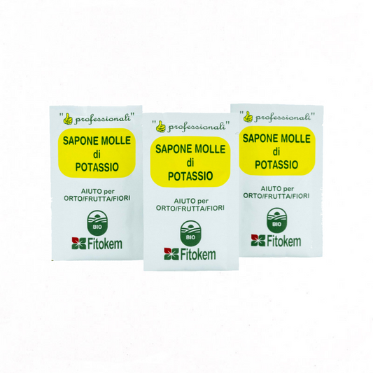 Sapone molle di potassio - 3 Bustine da 10ML Difesa piante biologico naturale