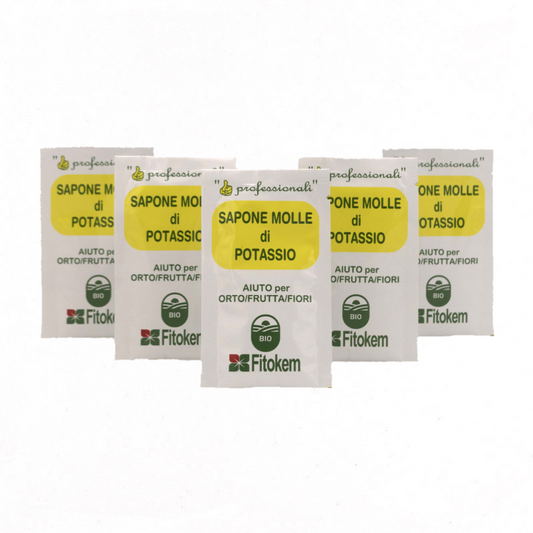 Sapone molle di potassio - 5 Bustine da 10ML Difesa piante biologico naturale