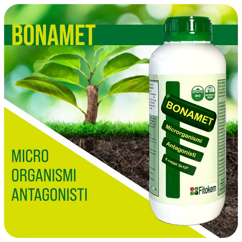 BONAMET 1L- Microrganismi antagonisti - Fitokem Difesa piante olio di neem biologico naturale