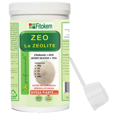 Zeolite Chabasite Micronizzata Difesa piante olio di neem biologico naturale