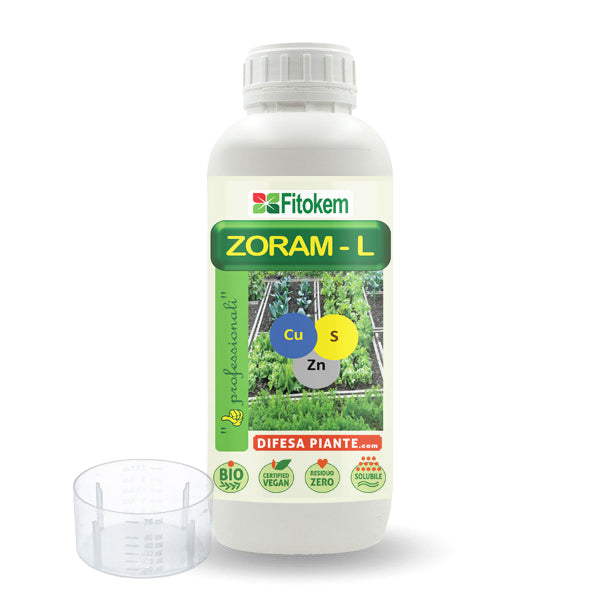 Vendita online Fitokem Concime fogliare a base di zolfo e rame Zoram - L Rame Zolfo Zinco 1L fungicida naturale www.difesapiante.com Vendita online Fitokem Concime fogliare a base di zolfo e rame Zoram - L Rame Zolfo Zinco 1L fungicida naturale www.difesapiante.com