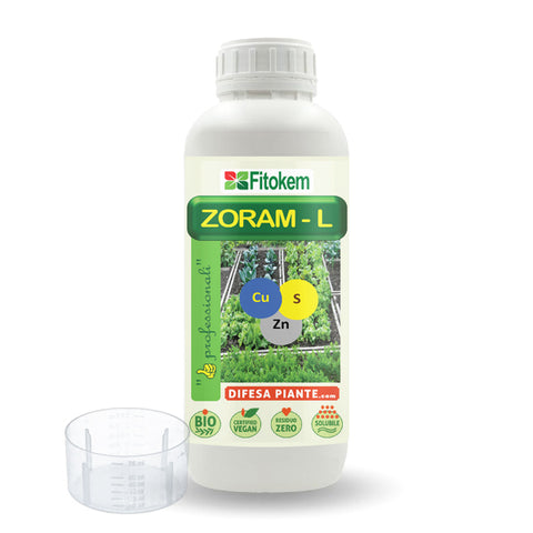 Zoram - L Rame zolfo zinco 1L Difesa piante olio di neem biologico naturale