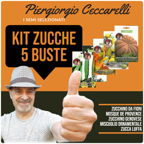 Kit Semenze Zucca - Piergiorgio Ceccarelli Difesa piante olio di neem biologico naturale