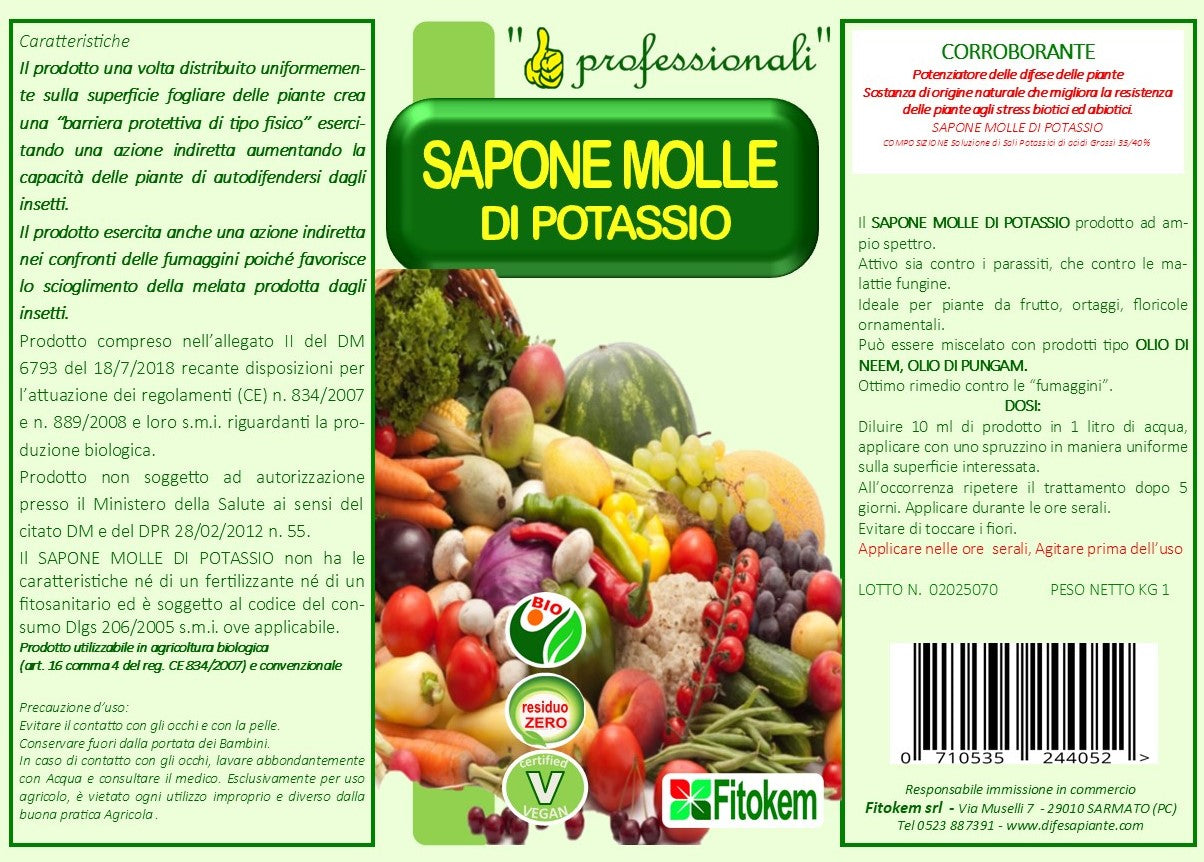 Olio di Neem 5LT &amp; Sapone molle di potassio 2x1LT Difesa piante biologico naturale