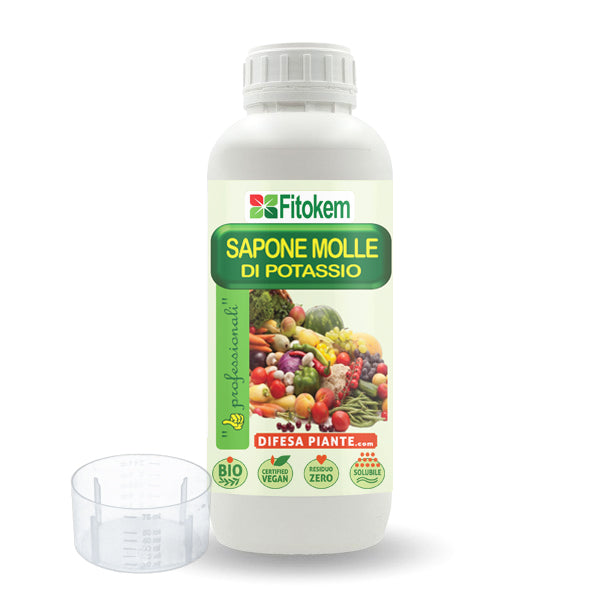 Sapone molle di potassio 1L Difesa piante olio di neem biologico naturale