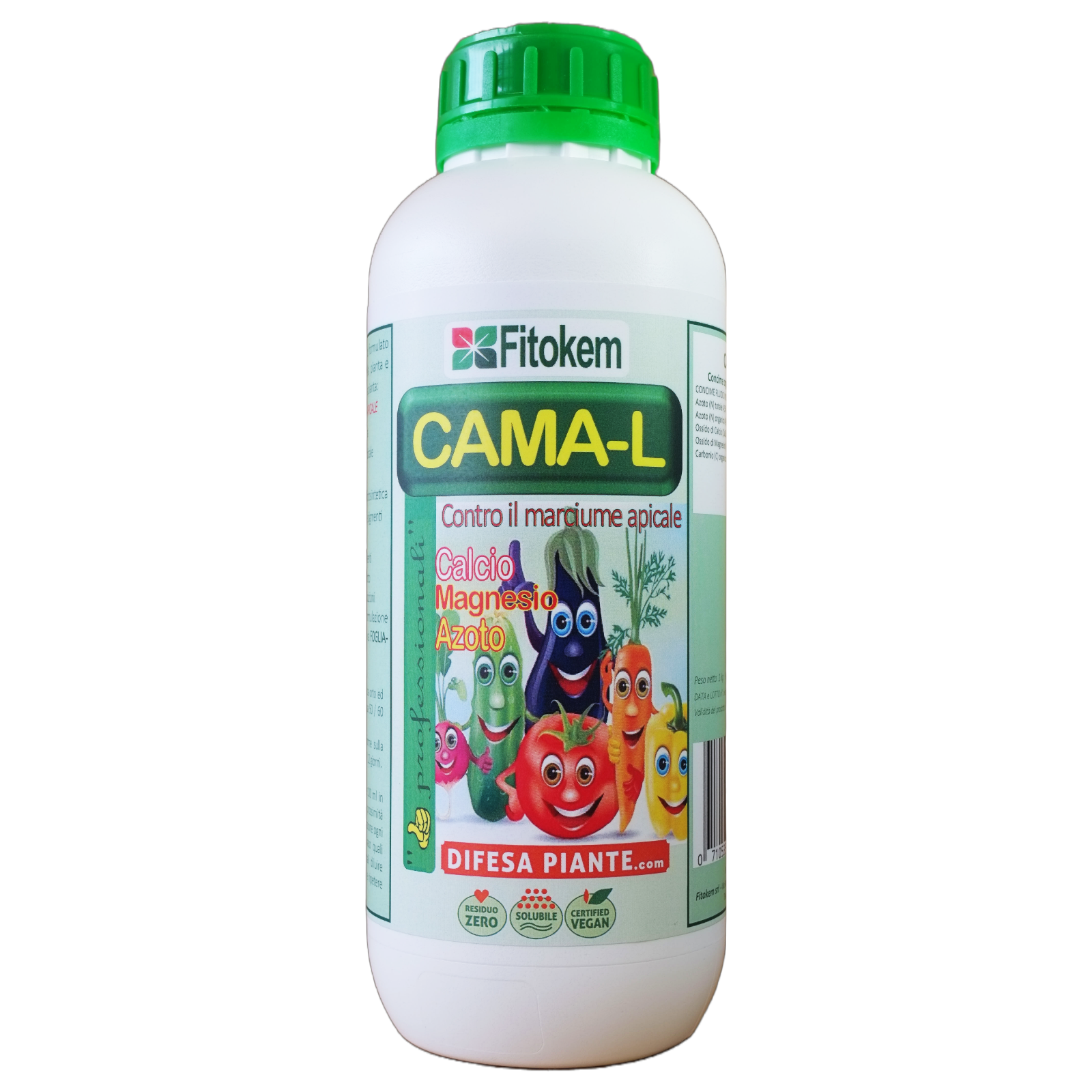 CAMA-L Concime calcio magnesio per orto contro marciume apicale Difesa piante olio di neem biologico naturale