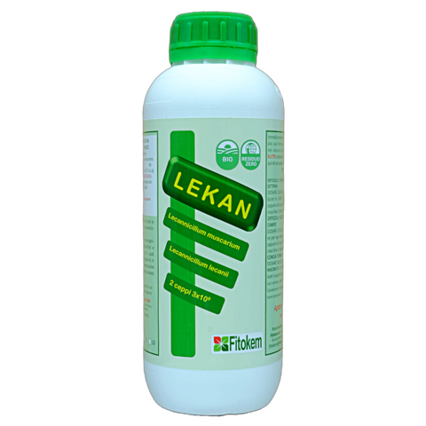 LEKAN - 1L - Inoculo di funghi aiuto per prato siepi Difesa piante olio di neem biologico naturale